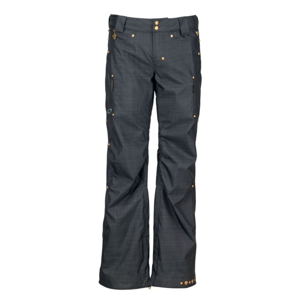 Oakley GB Favorite Insulated Womens Snowboard Pants, Graphite, swatch