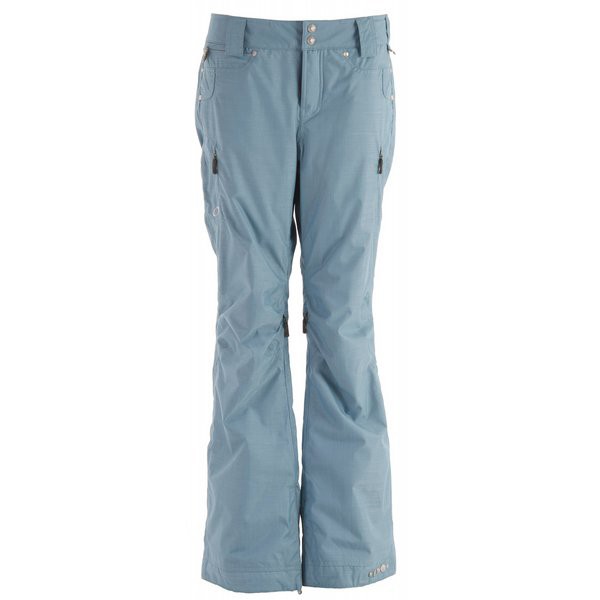Oakley GB Favorite Insulated Womens Snowboard Pants, Solar Blue, swatch