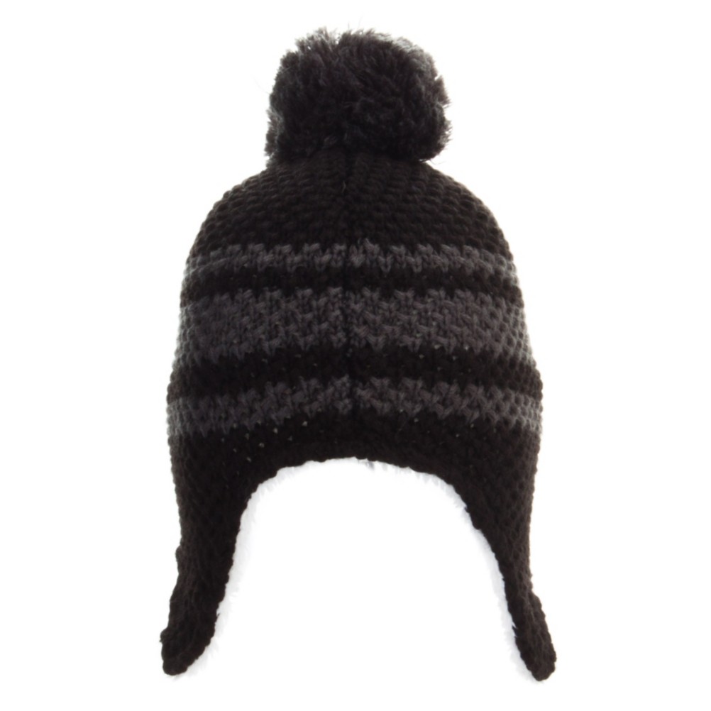 Oakley Sherpa Earflap Womens Hat, Black, medium