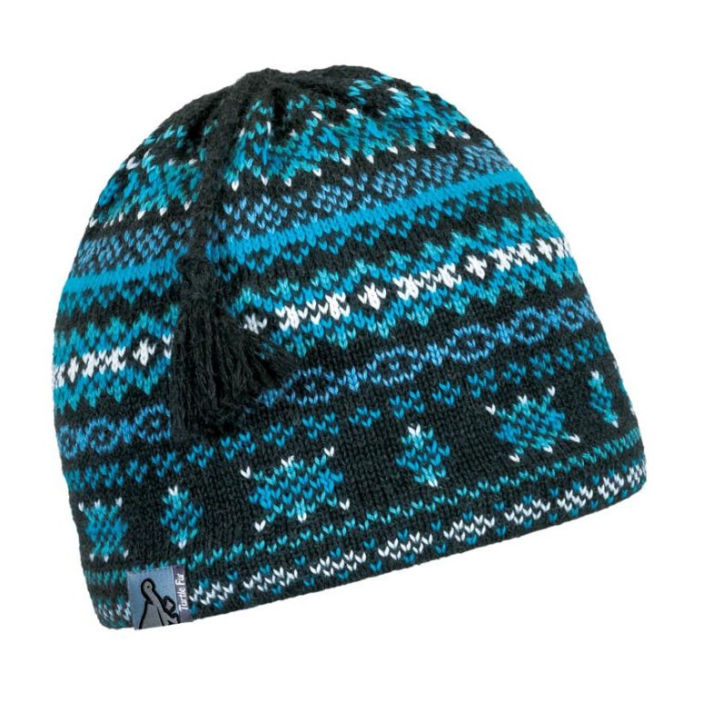 Turtle Fur Chamonix Tassel Ski Hat, Black Heather, medium
