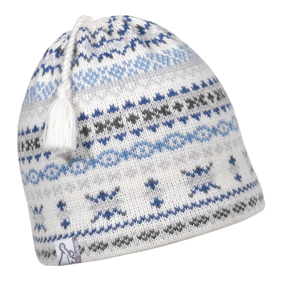 Turtle Fur Chamonix Tassel Ski Hat, White, swatch