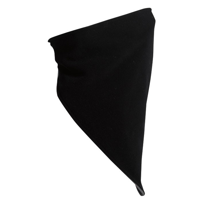 Turtle Fur Micro Fur Neckdana Bandana, Black-Graphite, medium