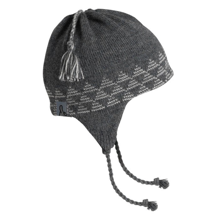 Turtle Fur Vermontur Earflap Egypt Ski Hat, Charcoal, swatch