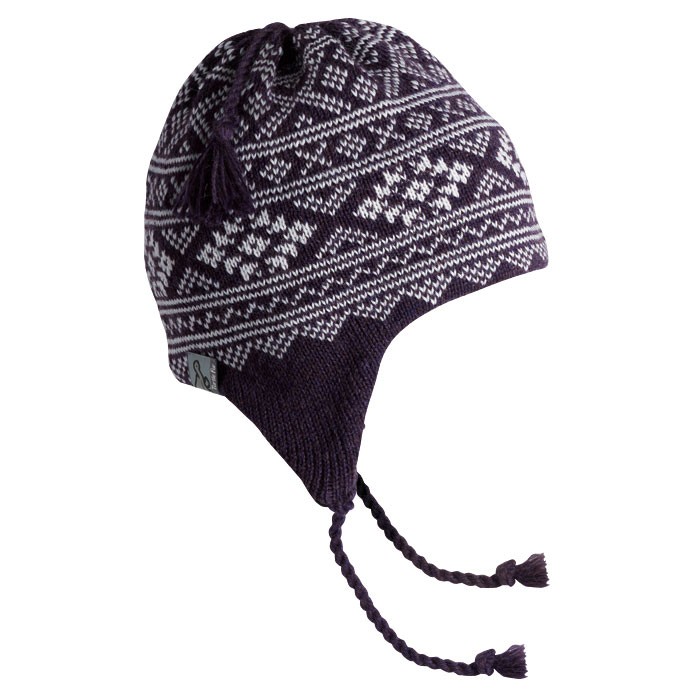 Turtle Fur Vermontur Earflap Breton Ski Hat, Amethyst, medium