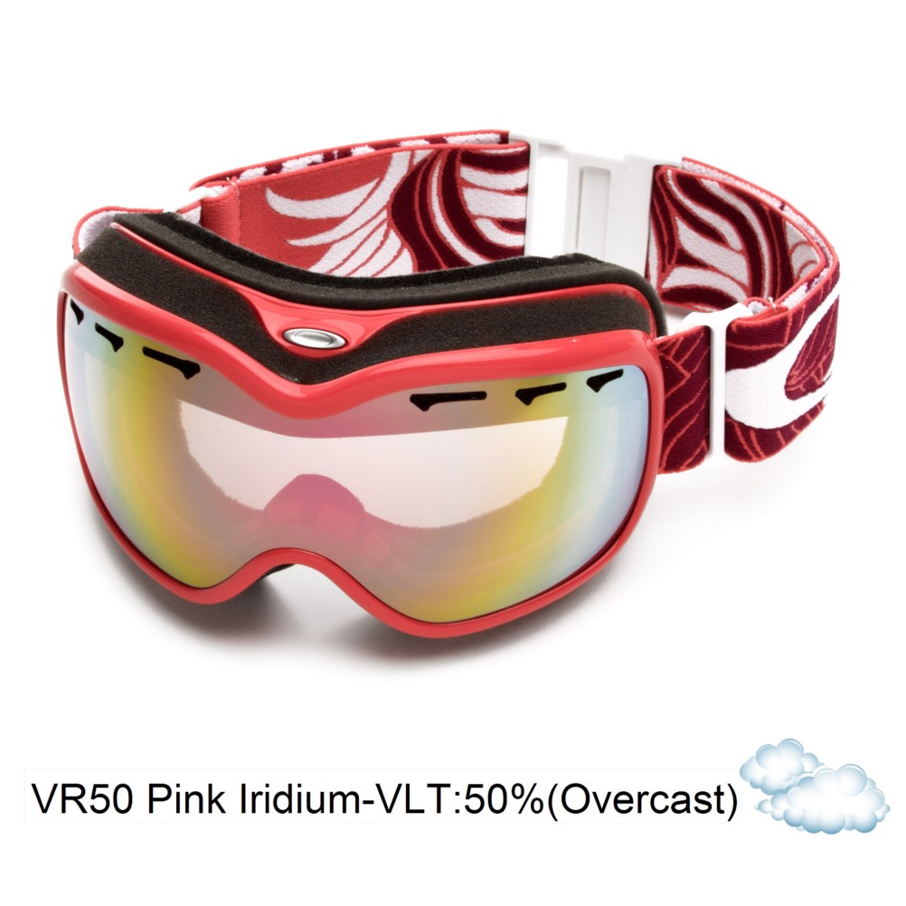 Oakley Stockholm Womens Goggles 2013, Sunset Plume-Vr50 Pink Iridium, swatch
