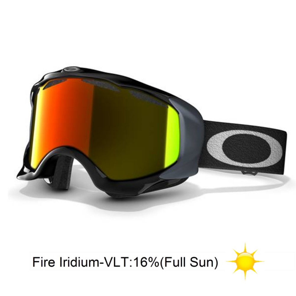 Oakley Twisted Goggles 2014, Jet Black-Fire Iridium, swatch