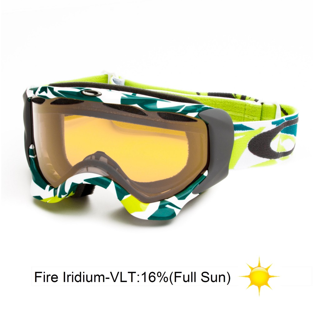 Oakley Twisted Goggles 2013, Glacier Blue Green-Fire Iridium, swatch