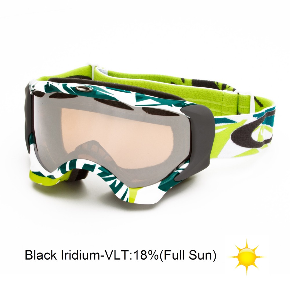Oakley Twisted Goggles 2013, Glacier Blue Green-Black Iridium, medium