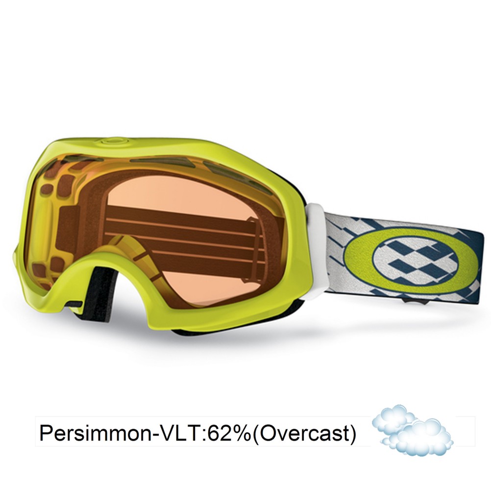 Oakley Catapult OTG Goggles 2013, Lightning Green-Persimmon, swatch
