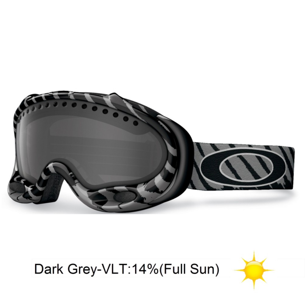 Oakley A Frame Shaun White Goggles 2013, Highlight Grey Black-Dark Grey, medium