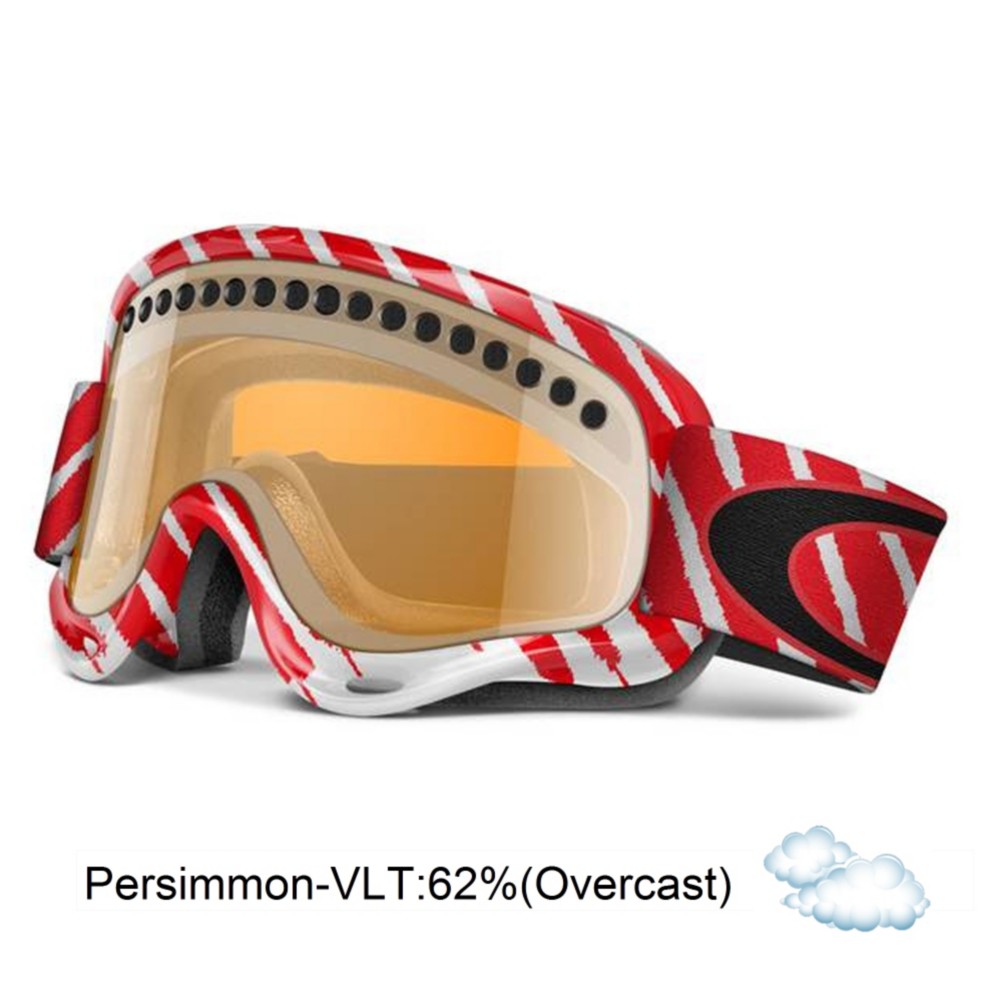 Oakley XS O Frame Shaun White Kids Goggles 2013, Highlight Red White-Persimmon, medium