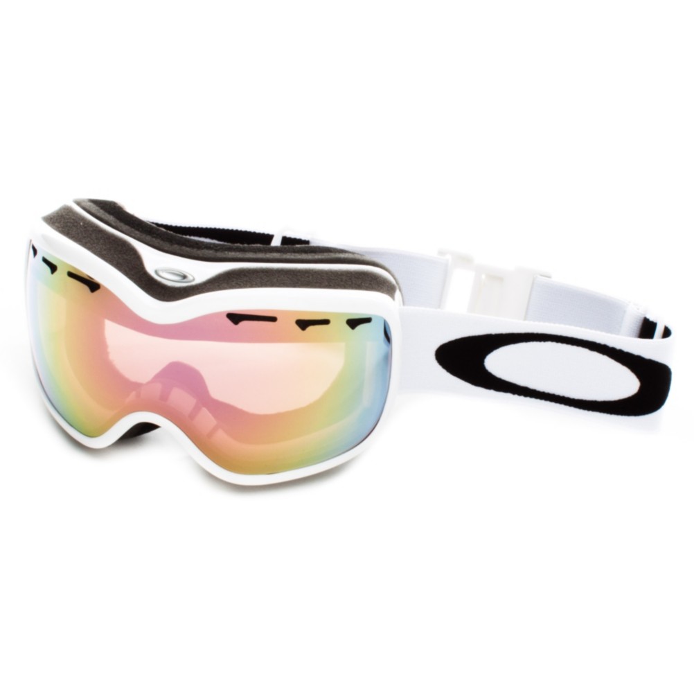Oakley Stockholm Alternative Fit Womens Goggles 2014, Pearl White-Vr50 Pink Iridium, medium