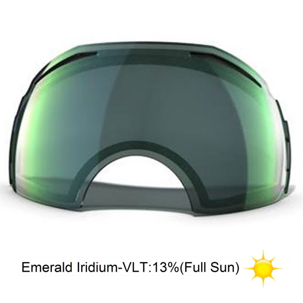 Oakley Airbrake Emerald Iridium Goggle Replacement Lens 2014, Emerald Iridium, medium