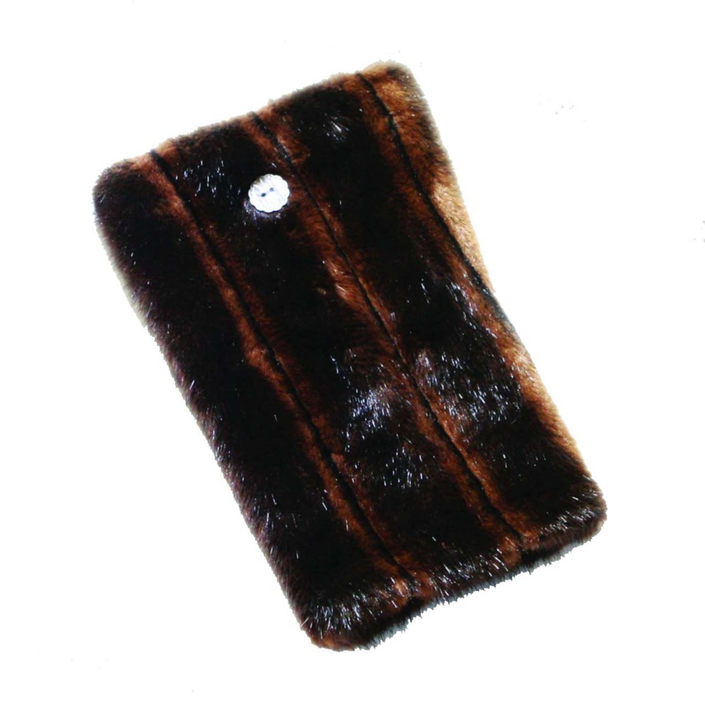 Huggrz Aspen Boot Wrap, Striped Mink, swatch