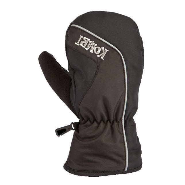 Kombi Slopestyle Ski Toddlers Mittens, Black, medium