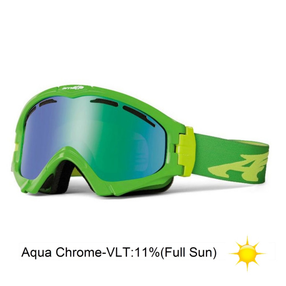 Arnette Series 3 Ski Goggles 2013, Green Apple Candy-Aqua Chrome, swatch