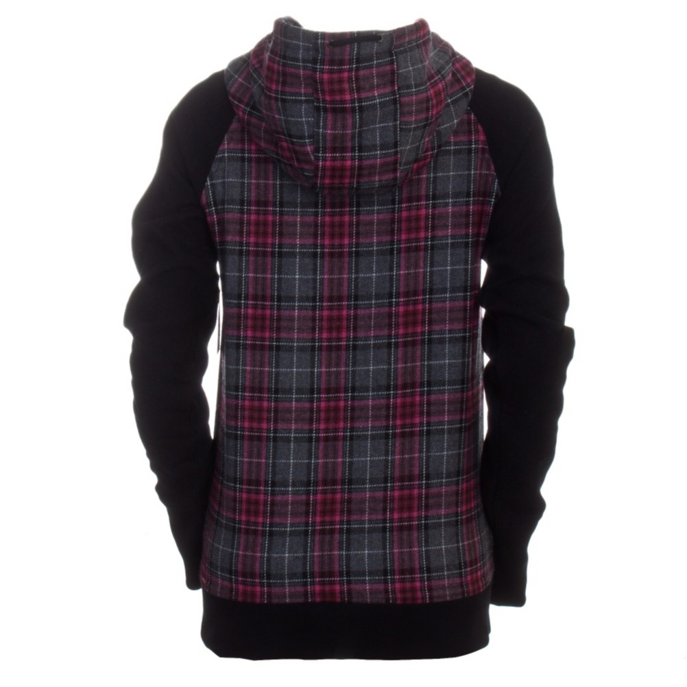 Ride Plaid Snap Up Womens Hoodie 2011