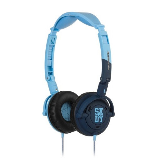 Skullcandy Lowrider On-Ear Headphones, Light Blue-Navy, swatch
