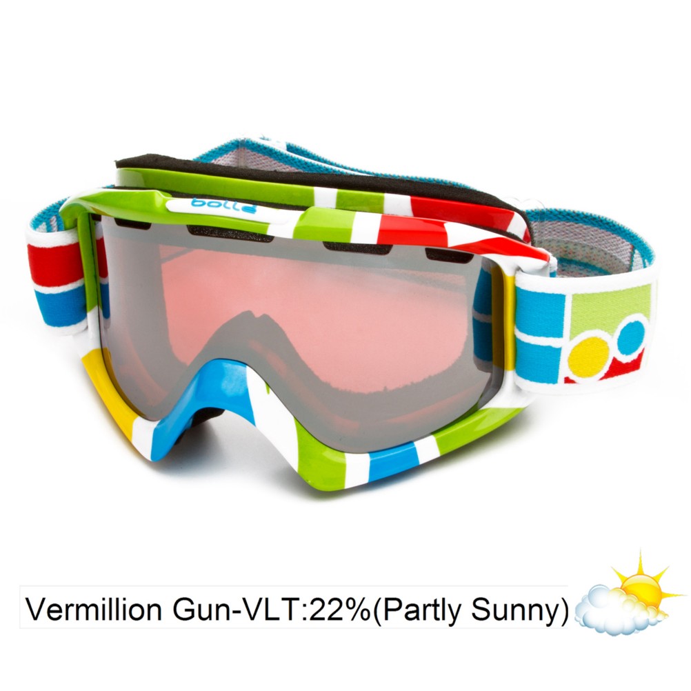 Bolle Nova Goggles 2013, Logo Blocks-Vermillon Gun, swatch