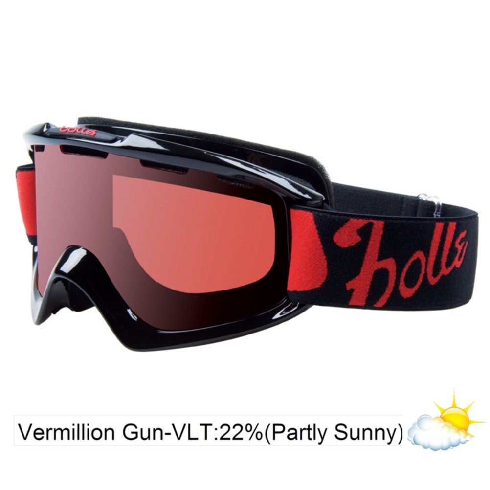 Bolle Nova Goggles 2013, Black-Vermillon Gun, swatch