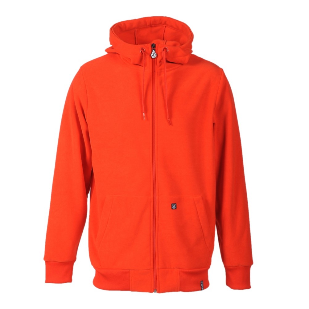 Volcom FT Hoodie, Red, swatch