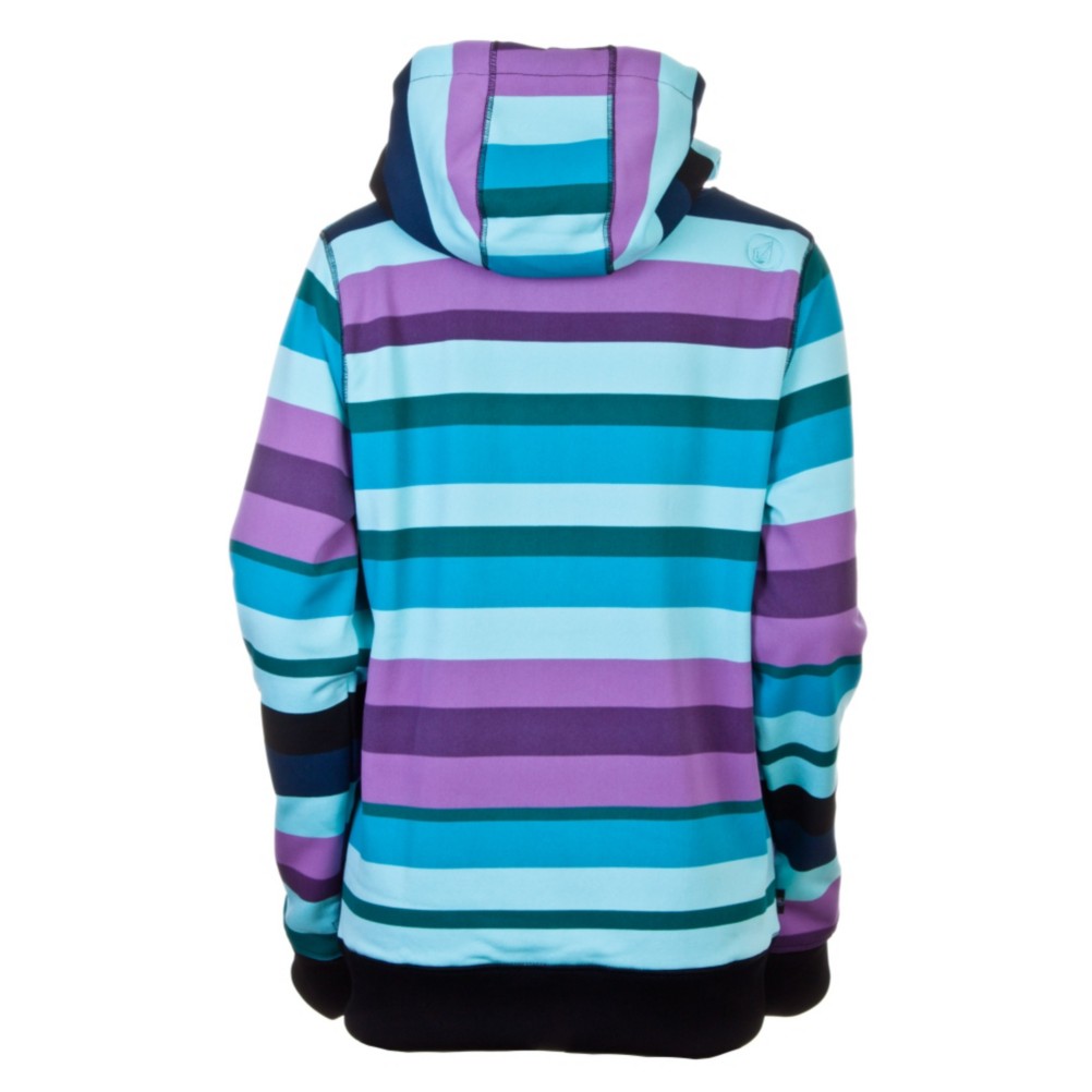 Volcom Enlighten Reversible Full Zip Fleece Womens Hoodie 2012