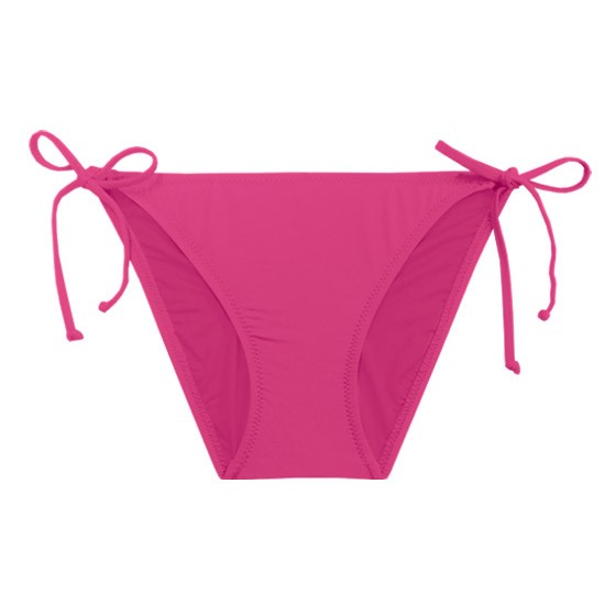 Becca Color Code Tie Side Bathing Suit Bottoms, Blushing Pink, medium