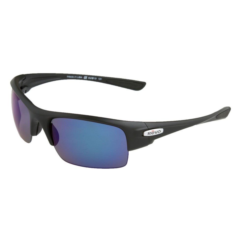 Revo Chasm Sunglasses, Matte Black-Cobalt, medium