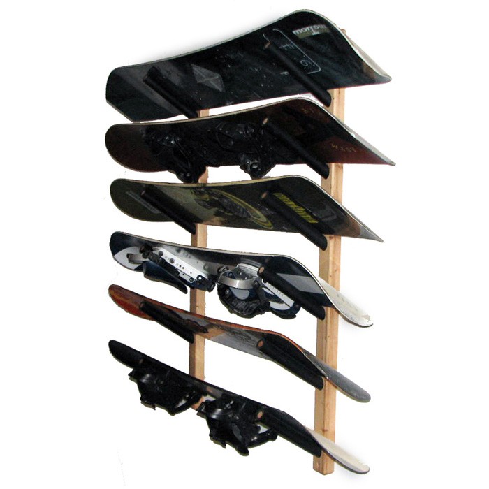 Del Sol Racks Snowboard Rack 6 space Angle