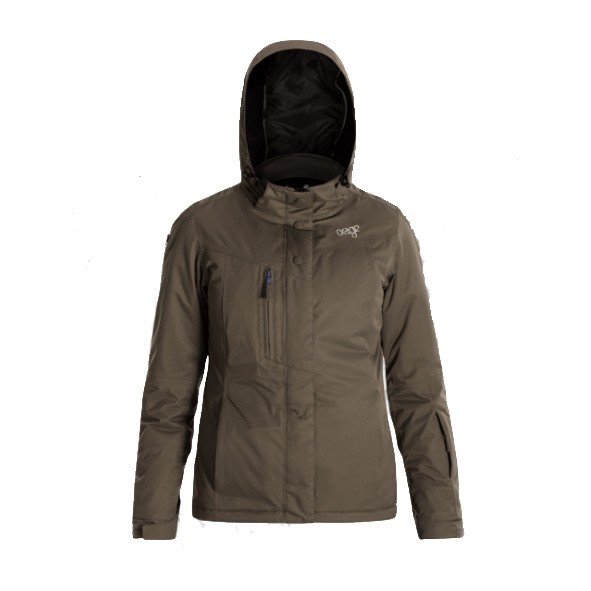Orage Louise Womens Insulated Ski Jacket, Military, medium