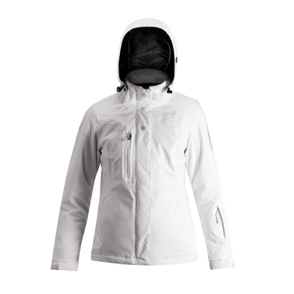 Orage Louise Womens Insulated Ski Jacket, White, swatch