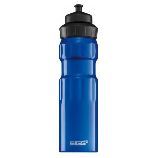 SIGG+ Wide Mouth Sport Dark Blue Water Bottle, Dark Blue, medium