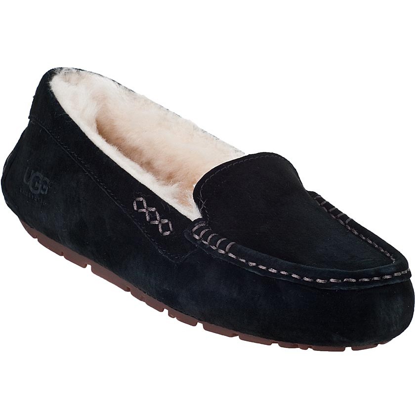 UGG Australia Ansley Womens Slippers, Black, swatch