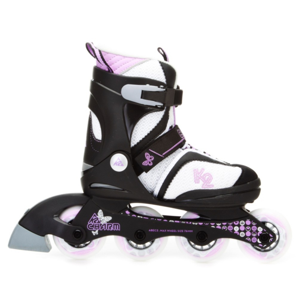 K2 Charm Adjustable Girls Inline Skates 2012