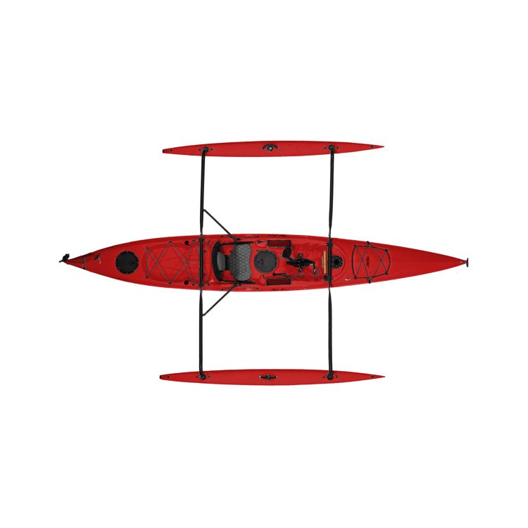 Hobie Mirage Adventure Island Kayak 2013, Red Hibiscus, swatch
