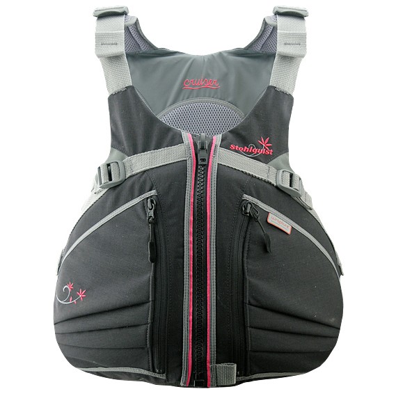 Stohlquist Cruiser Womens Kayak Life Jacket 2013, Black, medium