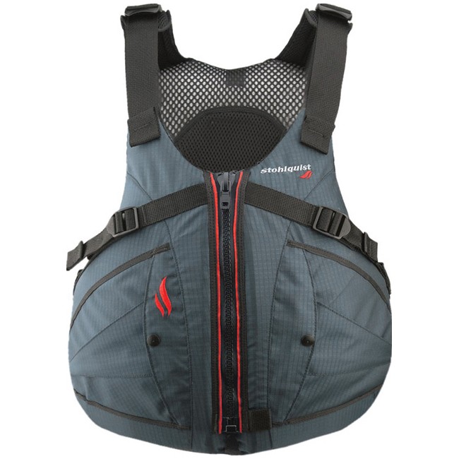 Stohlquist Ebb Adult Kayak Life Jacket 2013, Steel Green, swatch