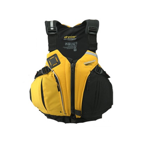Stohlquist Drifter Adult Kayak Life Jacket 2013, Mango-Black, swatch