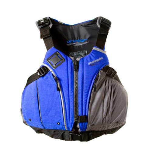 Stohlquist Drifter Adult Kayak Life Jacket 2013, Royal Blue-Charcoal, swatch