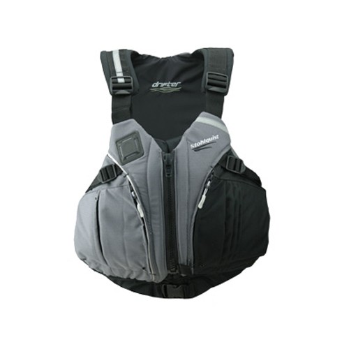 Stohlquist Drifter Adult Kayak Life Jacket 2013, Charcoal-Black, medium