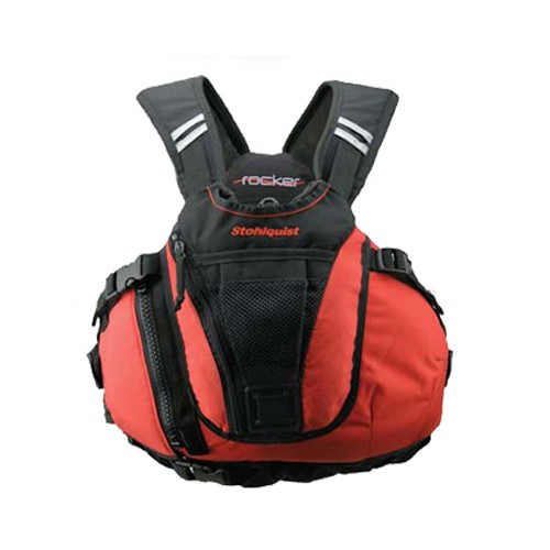 Stohlquist Rocker Adult Kayak Life Jacket 2013, Fireball Red, swatch