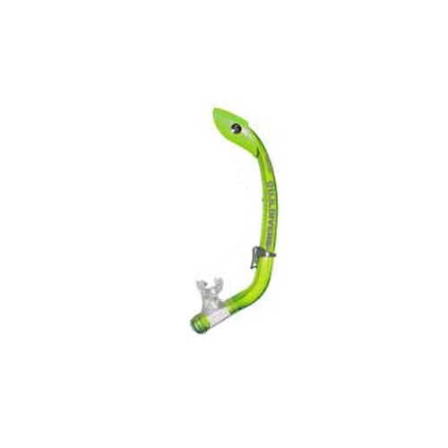 US Divers Island Dry Jr Kids Snorkel, Green, medium