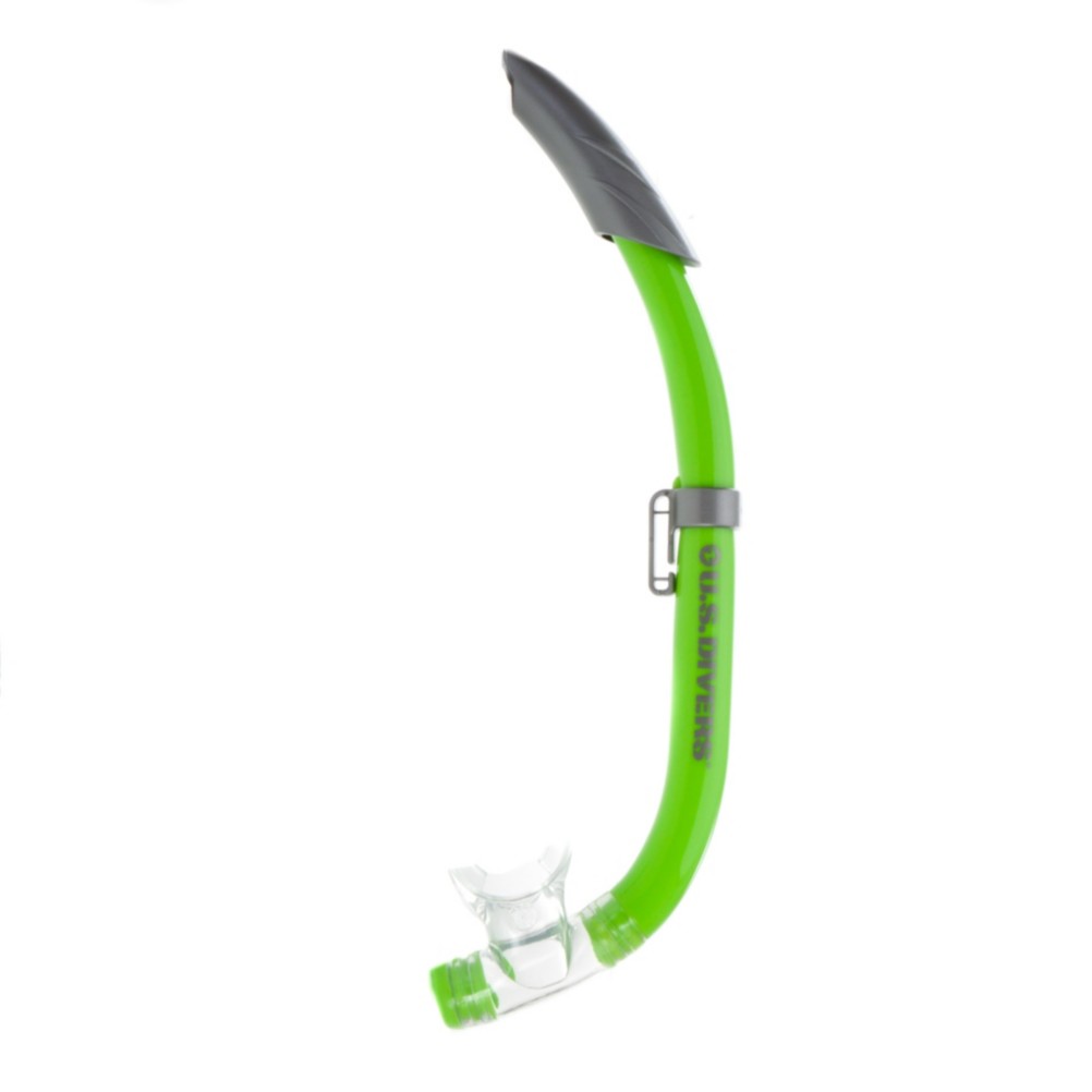 US Divers Seabreeze Jr Kids Snorkel, Green, medium