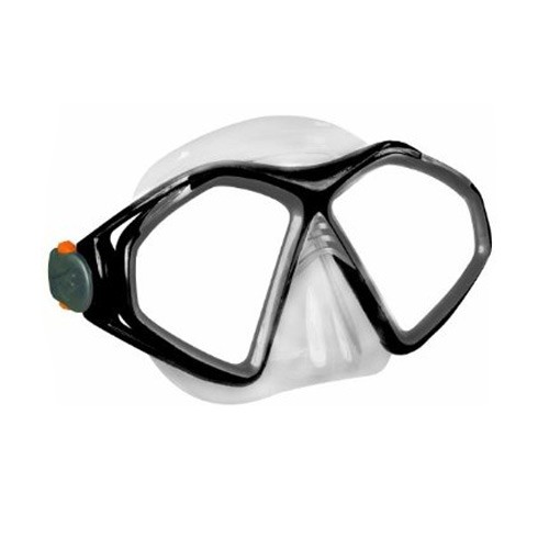 US Divers Avalon LX Snorkel Mask, Black, medium