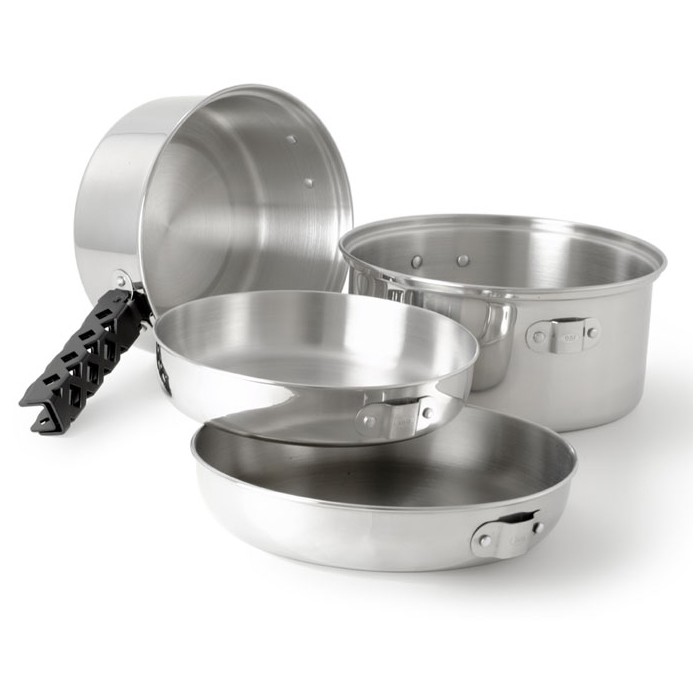 GSI Outdoors Glacier Stainless Cookset, , medium
