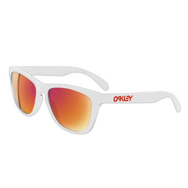 Oakley Frogskins Sunglasses, Polished White, swatch