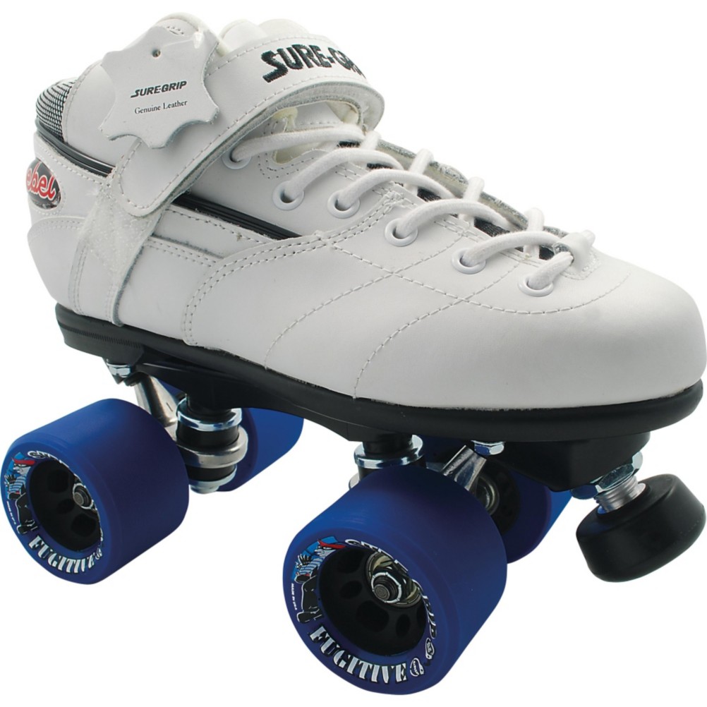 Sure Grip International Rebel Fugitive Speed Roller Skates 2013, White, swatch