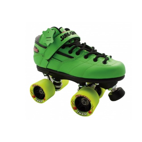 Sure Grip International Rebel Zoom Speed Roller Skates 2013, Green, swatch