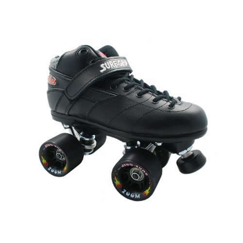 Sure Grip International Rebel Zoom Speed Roller Skates 2013, Black, medium