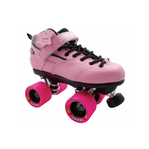 Sure Grip International Rebel Zoom Speed Roller Skates 2013, Pink, swatch